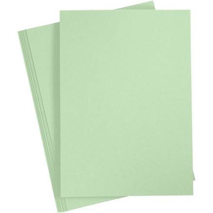 Papir, A4, Ark 210x297 Mm, 80 G, Lys Grøn, 20stk./ 1 Pk. - Diverse