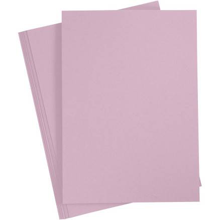 Papir, A4, Ark 210x297 Mm, 80 G, Lys Lilla, 20stk./ 1 Pk. - Diverse