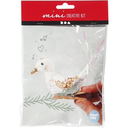 Mini Diy Kit, Fugl På Klemme, 1 Sæt - Diverse