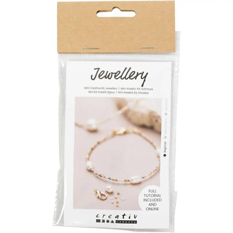 Mini Diy Kit Smykker, Armbånd Og Halskæde Med Lås, 1 Pk. - Diverse