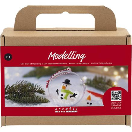 Mini Diy Kit Modellering, Snemand, 1 Pk. - Diverse