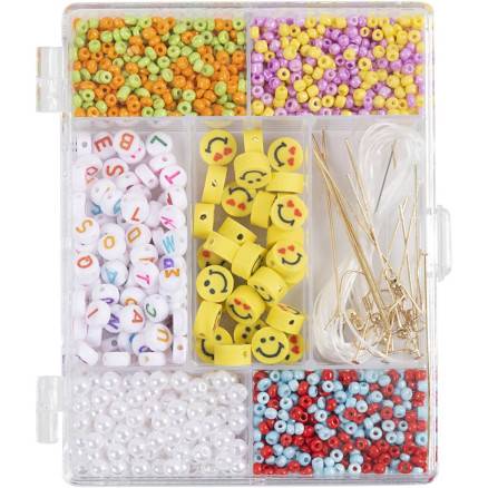 Diy Mix Smykker, Regnbuemix, Regnbuefarver, 1 Pk. - Diverse