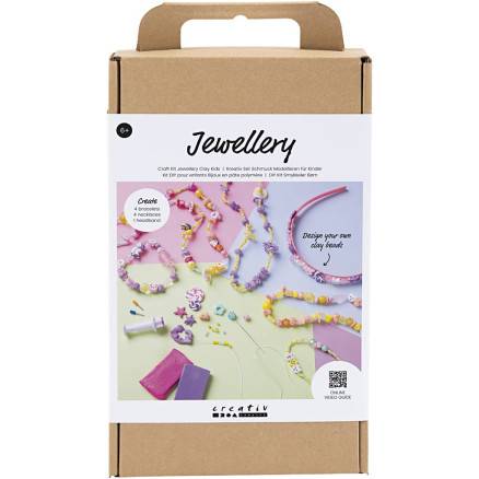 Diy Kit Smykker Børn, Ass. Farver, 1 Pk. - Diverse