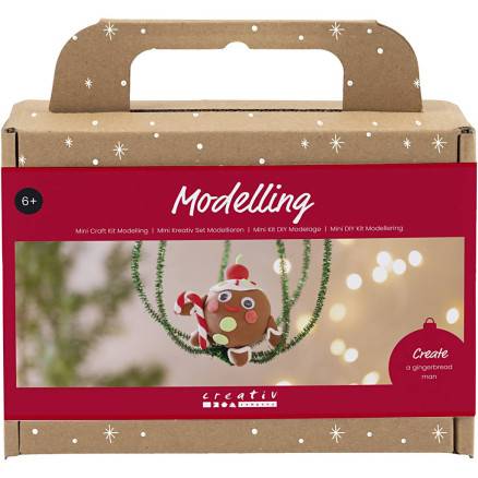 Mini Diy Kit Modellering, Peberkagemand, Ass. Farver, 1 Pk. - Diverse