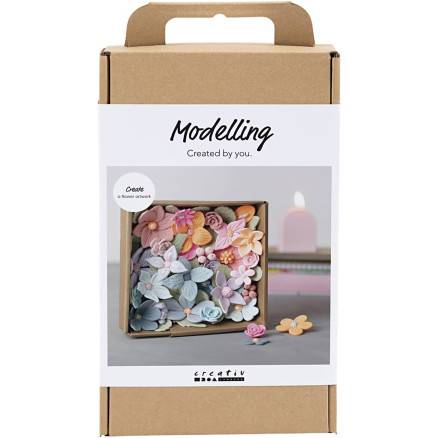 Diy Kit Modellering, Blomster, Pastelfarver, 1 Pk. - Diverse