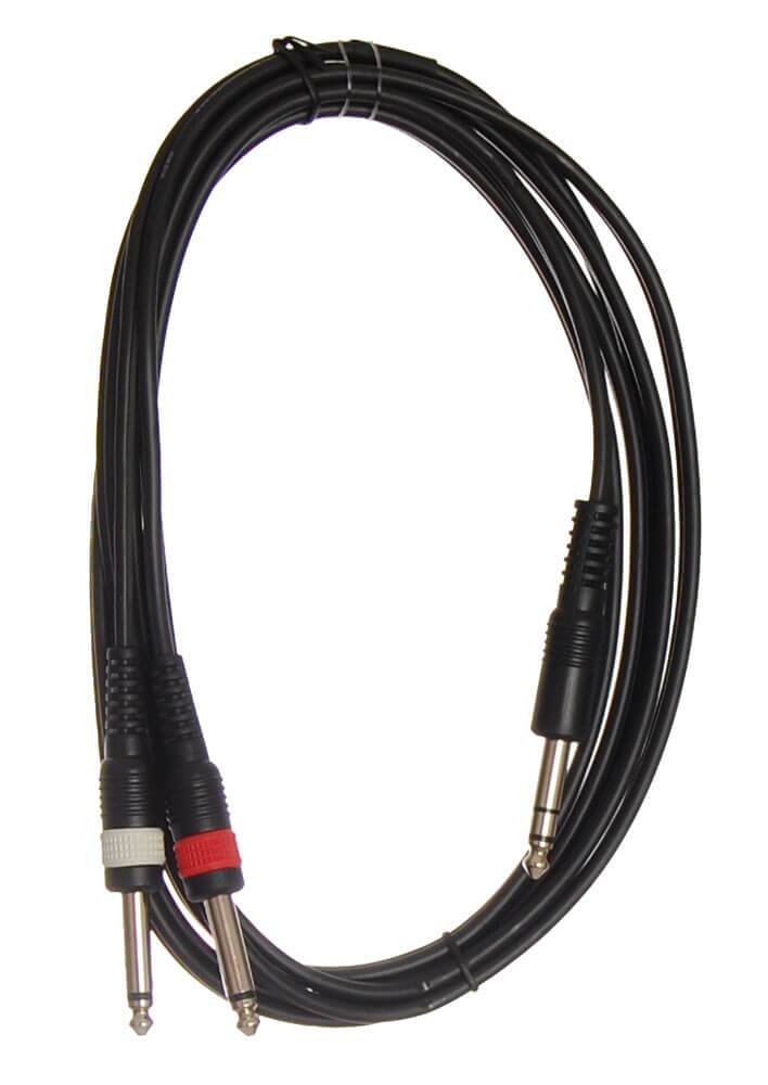 Hiend 2 X Klinke (mono) Auf Klinke (stereo) Kabel 3 Meter