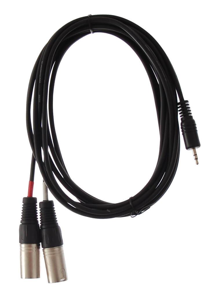 Hiend 2 X Xlr (männlich) Auf Miniklinke (stereo) Kabel 3 Meter