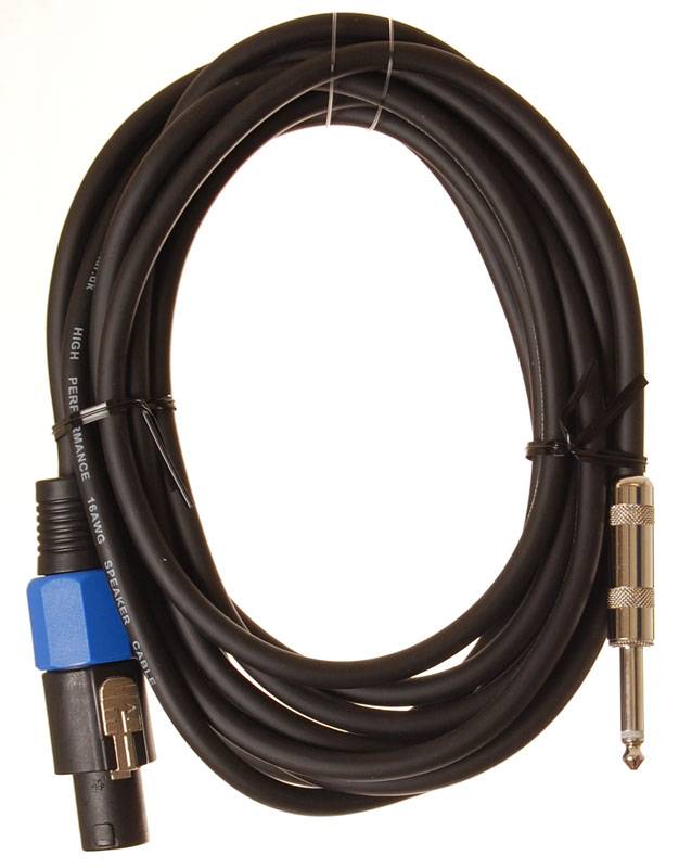 Hiend Speakon-Til-Jack-Kabel 25 Meter