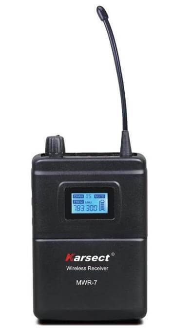 Karsect Mwr-7 Drahtloser In-Ear-Monitor-Empfänger