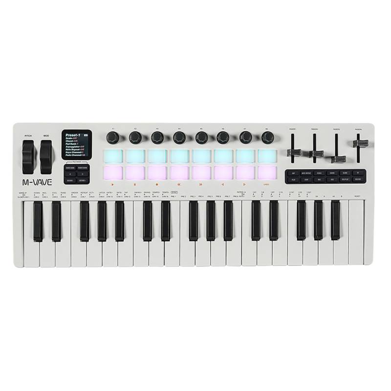 M-Vave Smk-37 Pro Bluetooth Midi-Tastatur Med Synth