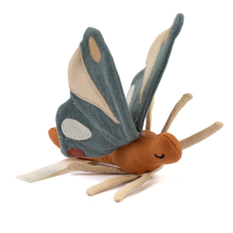 Rattle - Butterfly - Blue Spruce - Fabelab