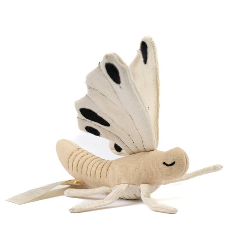 Rattle - Butterfly - Natural - Fabelab