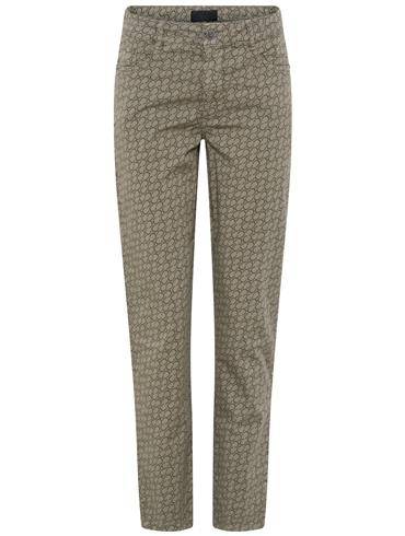 Cero Bukser Khaki Print