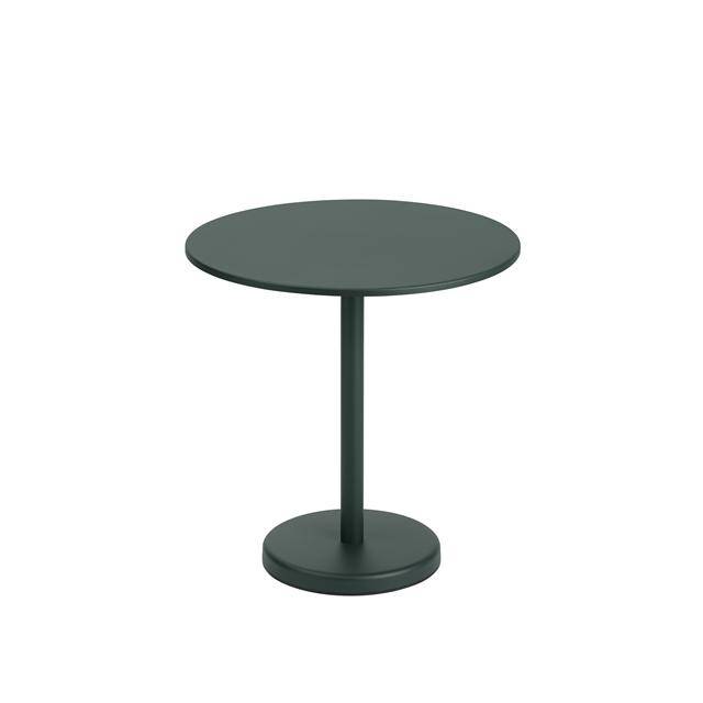 Muuto Linear Steel Café Havebord Mørk Grøn ø70