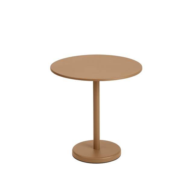 Muuto Linear Steel Café Havebord Brændt Orange ø70