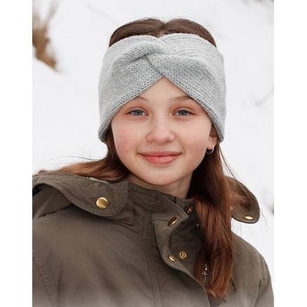 Winter Smiles Headband By Drops Design - Pandebånd Strikkeopskrift Str. 2-12 år - Drops - Garnstudio