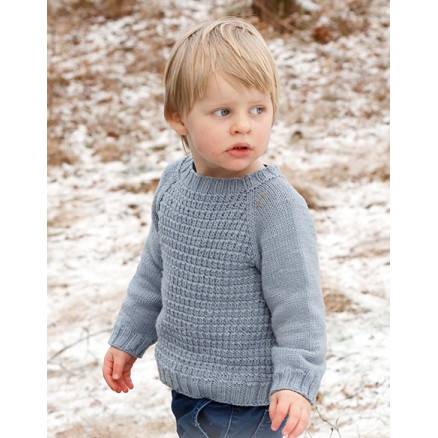 Open Breeze By Drops Design - Bluse Strikkeopskrift Str. 2-12 år - Drops - Garnstudio
