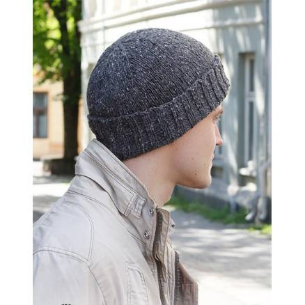 Flagstone Hat By Drops Design - Hue Strikkeopskrift Str. S/M - L/Xl - Drops - Garnstudio
