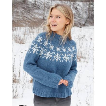 Merry Starsâ by Drops Design - Bluse Strikkeopskrift Str. Xs-Xxl - Drops - Garnstudio