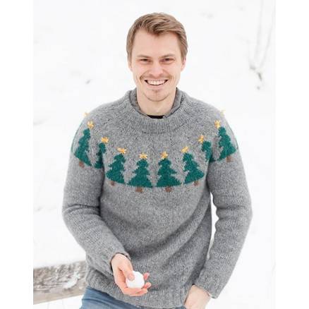 Merry Trees By Drops Design - Bluse Strikkeopskrift Str. S-Xxxl - Drops - Garnstudio
