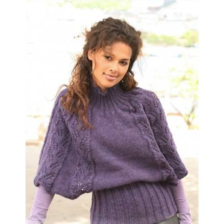 Warm Winter Wings By Drops Design - Poncho Strikkeopskrift Str S - Xxxl - Drops - Garnstudio