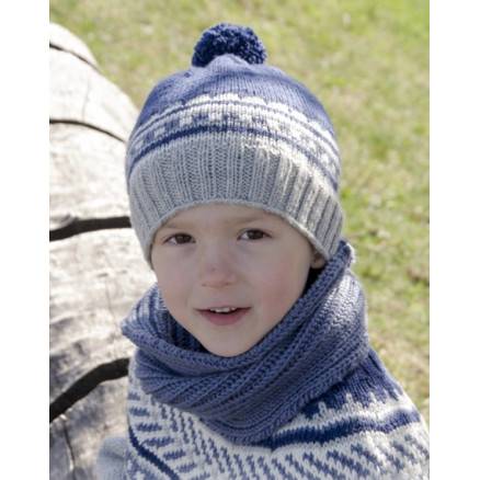 Little Adventure Set By Drops Design - Hue Og Hals Strikkeopskrift Str. 3/5 - 10/12 år - Drops - Garnstudio