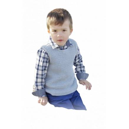 Vest Is Best! By Drops Design - Bluse Strikkeopskrift Str. 2 - 11/12 år - Drops - Garnstudio