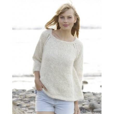 Stay Longer By Drops Design - Bluse Strikkeopskrift Str. S - Xxxl - Drops - Garnstudio