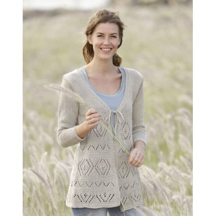 Late Spring By Drops Design - Jakke Strikkeopskrift Str. S - Xxxl - Drops - Garnstudio