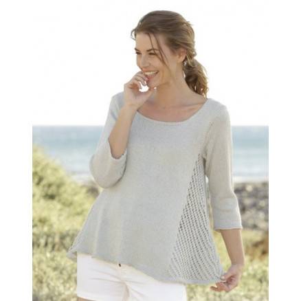 Venezia By Drops Design - Bluse Strikkeopskrift Str. S - Xxxl - Drops - Garnstudio