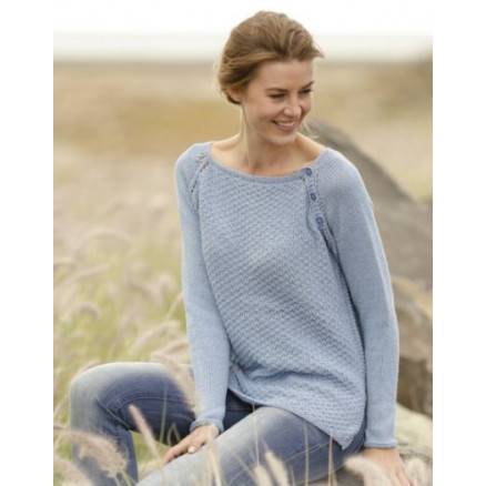 Morning At Home By Drops Design - Bluse Strikkeopskrift Str. S - Xxxl - Drops - Garnstudio