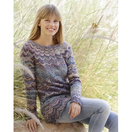 At Sundown By Drops Design - Bluse Strikkeopskrift Str. S/M - Xxl/Xxxl - Drops - Garnstudio