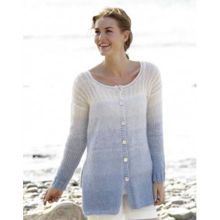 Sailing Cardigan By Drops Design - Jakke Strikkeopskrift Str. S - Xxxl - Drops - Garnstudio