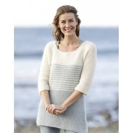 Irish Sea By Drops Design - Bluse Strikkeopskrift Str. S - Xxxl - Drops - Garnstudio