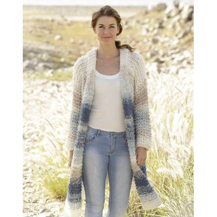 Ocean Roar By Drops Design - Jakke Strikkeopskrift Str. S - Xxxl - Drops - Garnstudio