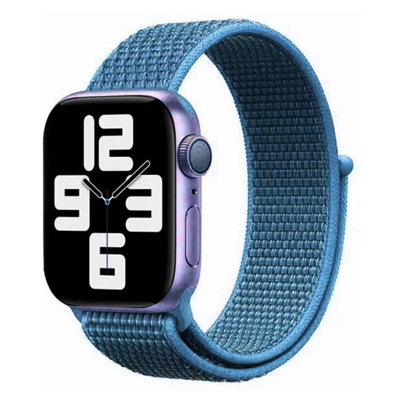 Lippa Apple Watch Nylonrem 42/44/45/49, Lyseblå