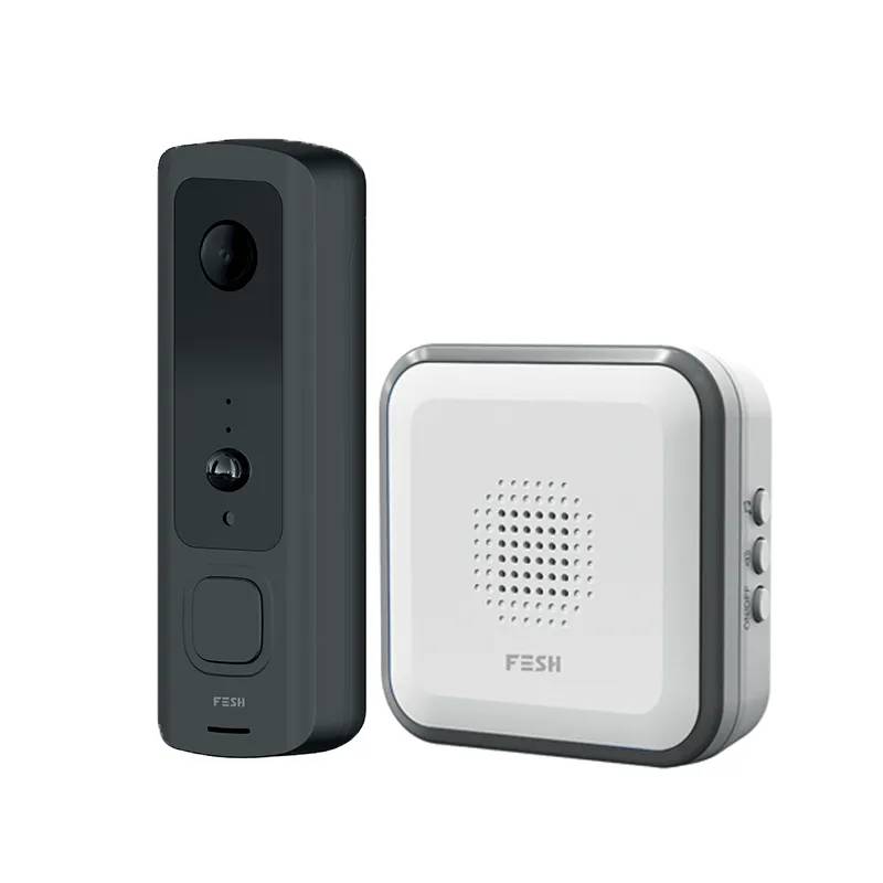Fesh Smart Home Videodørklokke - Med Lydgiver