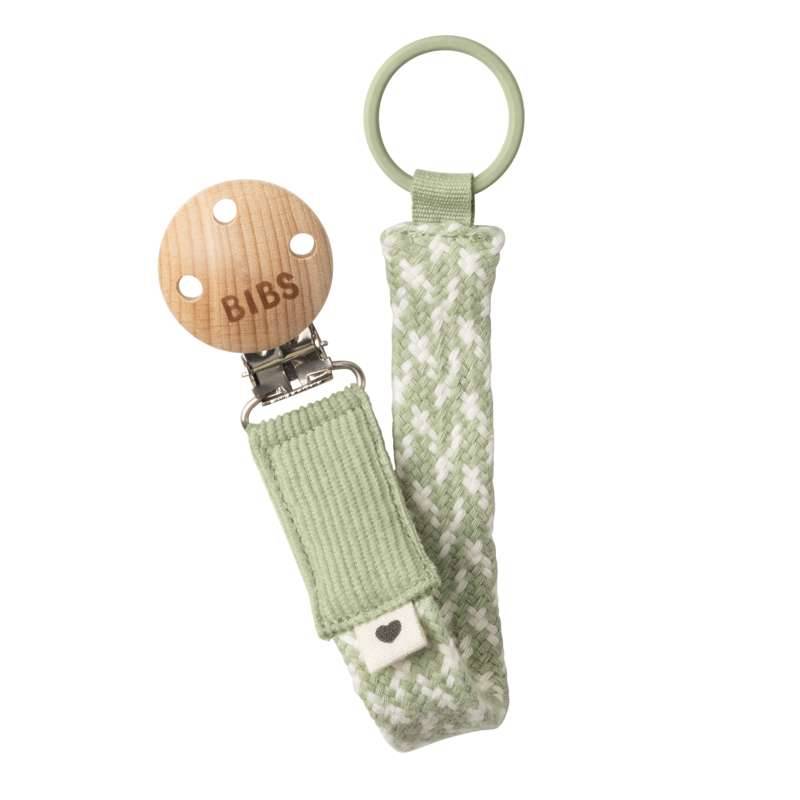 Bibs Accessories - Paci Braid Suttesnor - Sage/Ivory