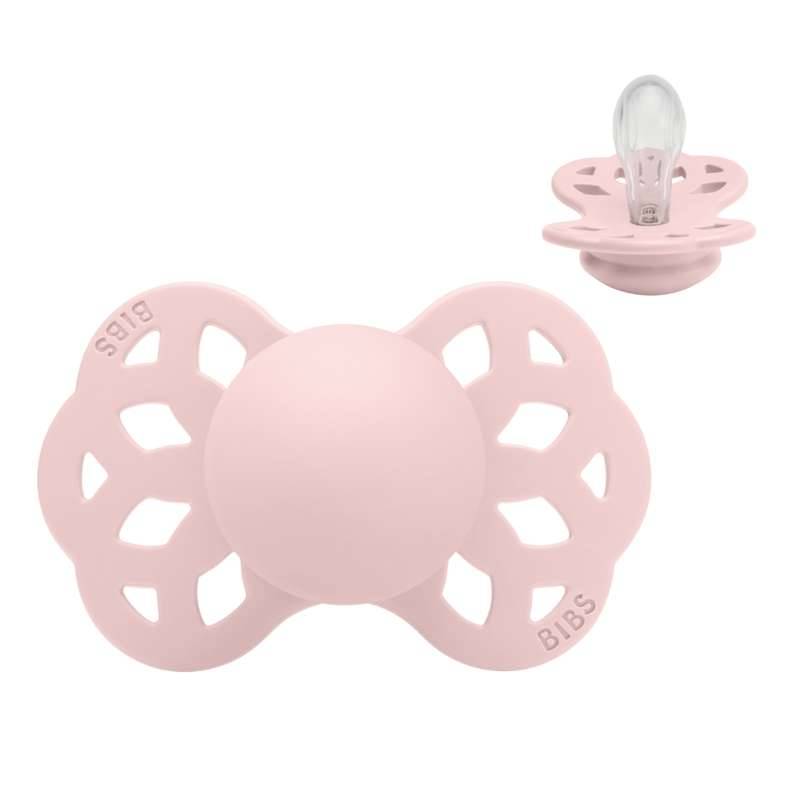 Bibs Symmetrisk Infinity Sut - Str. 1 - Silikone - Blossom