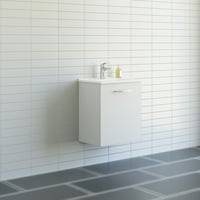 Dansani 51 Cm St Mido, 1 Lge (venstre), Amber Mini Vask, Hvid Mat