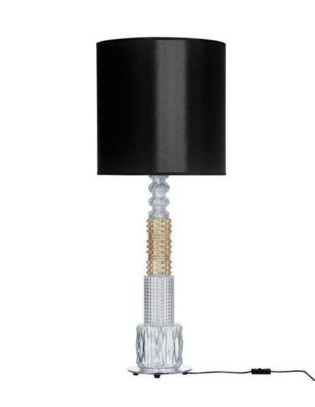 Vintage Bordlampe M/Sort Skærm - Design By Us