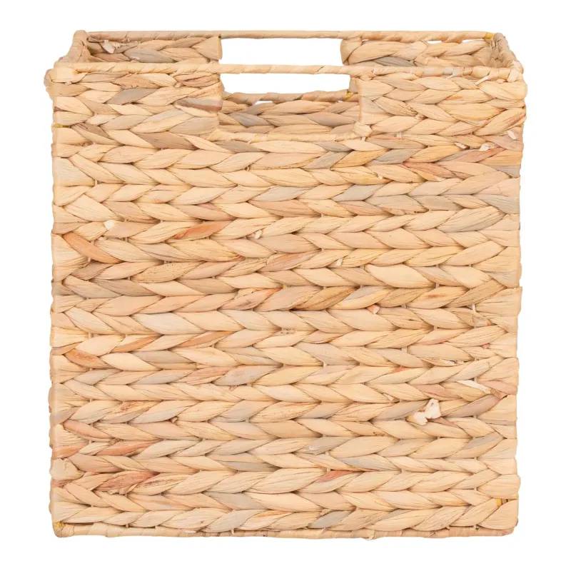 Foldbar Kurv I Vandhyacinth 30x30x30 Cm - 4401340 - Homeshop