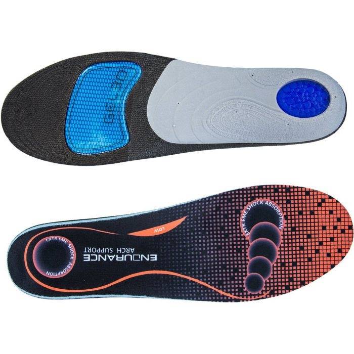 Endurance Arch Support Low, Indlægsål M/Gel-44-48 - Tilbehør Til Støvler, Sko