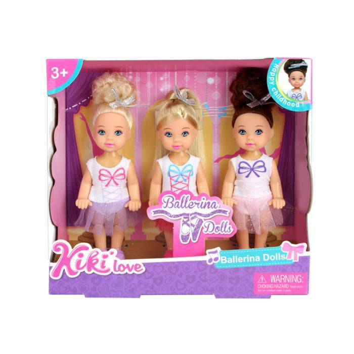Kiki 11 Cm Dukker 3 Ballarinaer +3år - Ga Toys