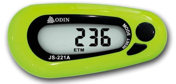 Odin Professionel 3d Skridttæller Lime Grøn