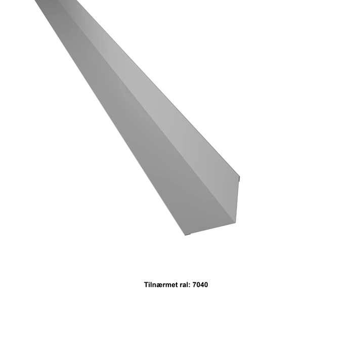 Indvendigt Hjørne Lille. 70-70x2000 Mm. - Lys Grå - 20 års Garanti (0,50) - Areco Profiles A/S
