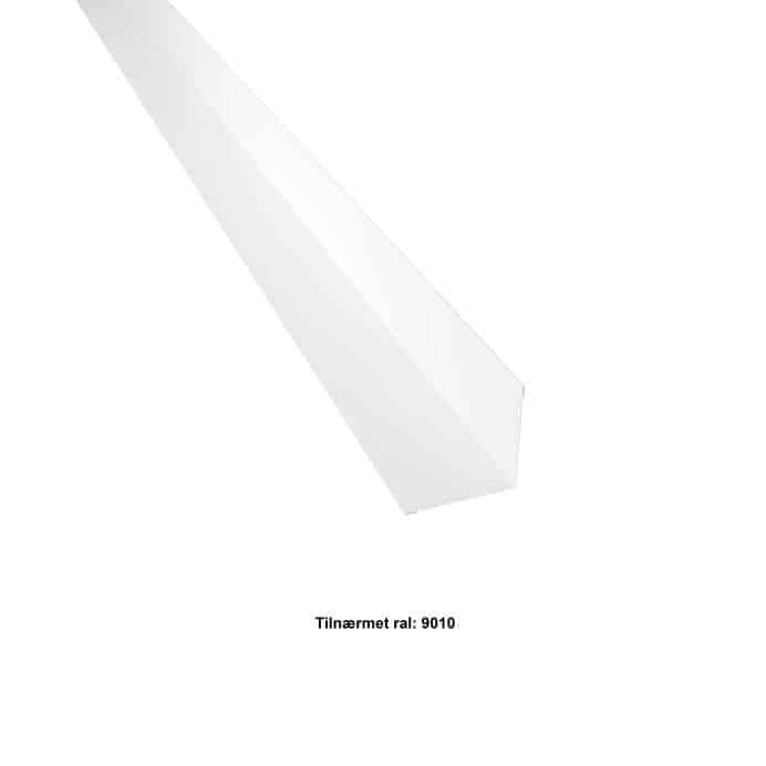 Indvendigt Hjørne Lille. 70-70x2000 Mm. - Hvid - 20 års Garanti (0,50) - Areco Profiles A/S