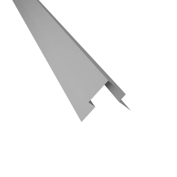 Udv. Hjørne Hatteprofil 50-25-70-70-25-50x2500 Mm. - Lys Grå - 20 års Garanti (0,50) - Profilmetal A/S