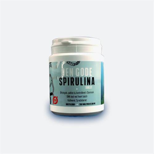 Spirulina Tablet 500 Mg øko - 200 Tabl. - Den Gode Spirulina - Discount Pris