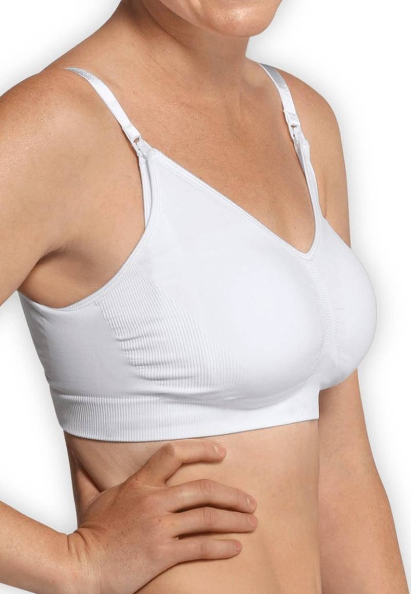 Carriwell Graviditets - & Amme - Bh (original Seamless), Hvid - Carriwell - Lingerie - Buump